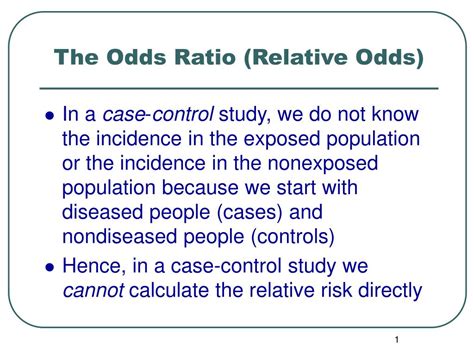 Odds Ratio vs. Relative Risk: What's th.